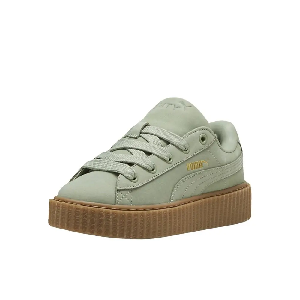 Puma shoes - PUMA Fenty X  Creeper Phatty Nubuck Lace Up  Youth - 39986602 - Green 0
