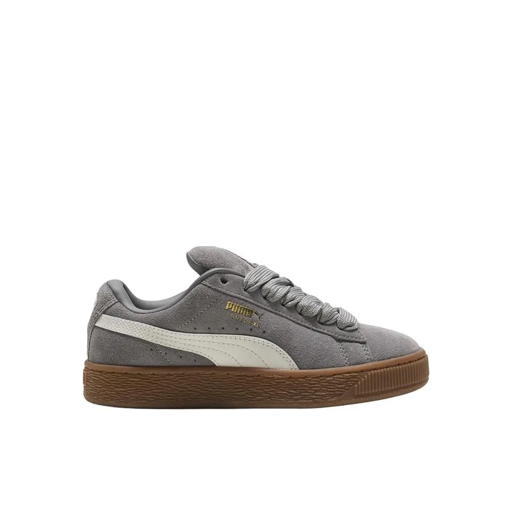 Puma shoes - PUMA Suede Xl Skate Lace Up  Youth - 39818008 - Grey 7