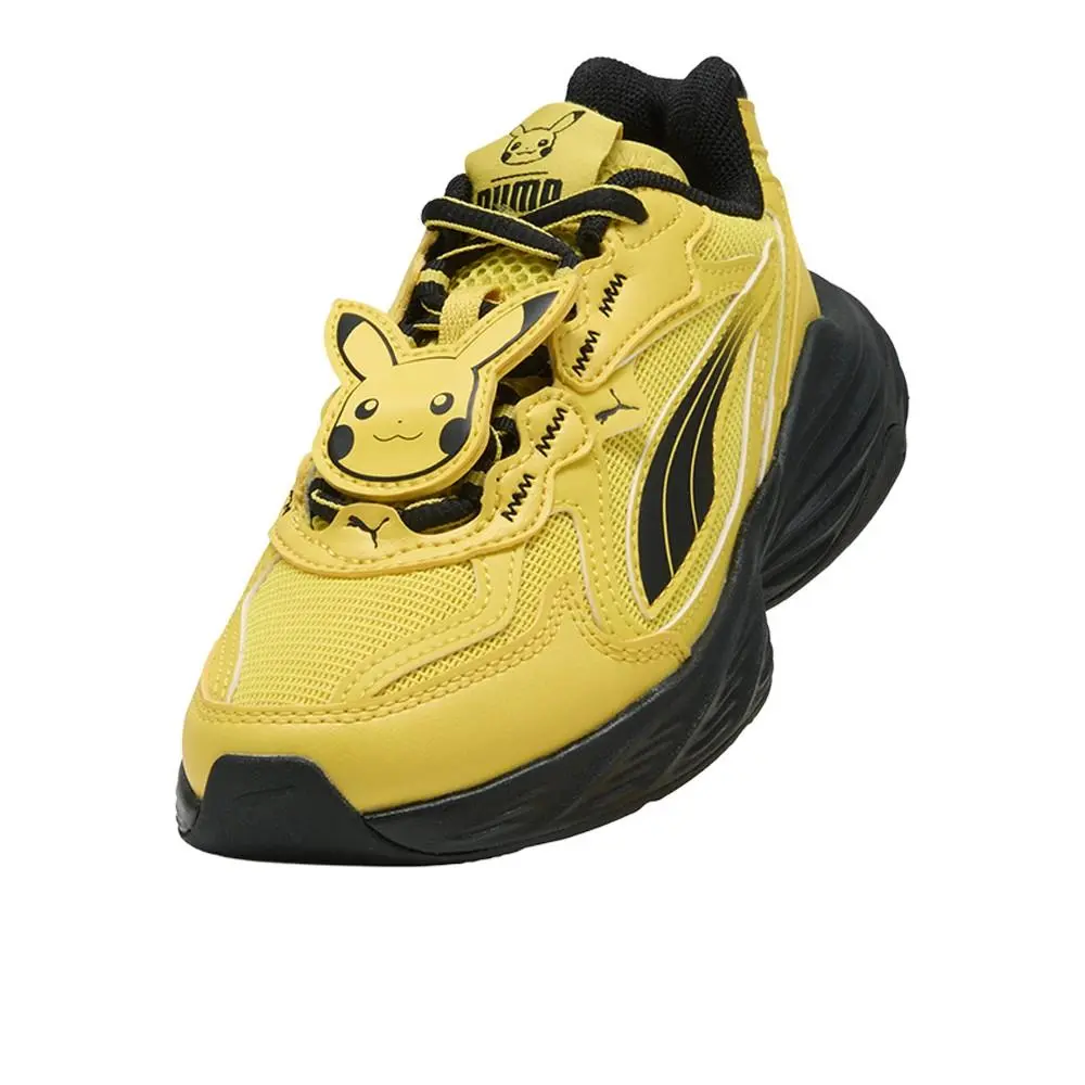 Puma shoes - PUMA  X Pokemon Fade Nitro Pikachu Lace Up  Youth - 40701701 - Yellow 12