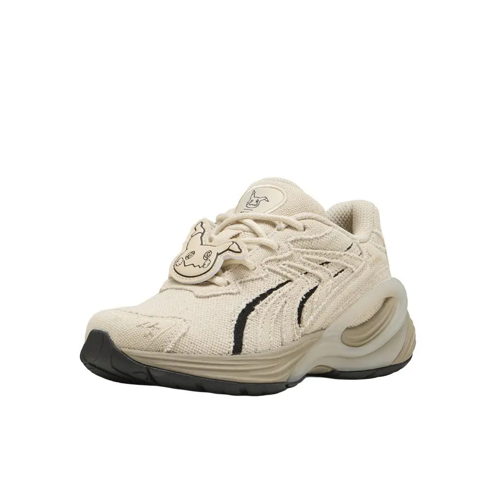Puma shoes - PUMA  X Pokemon Inverse Mimikyu Lace Up  Youth - 40604001 - Beige 8