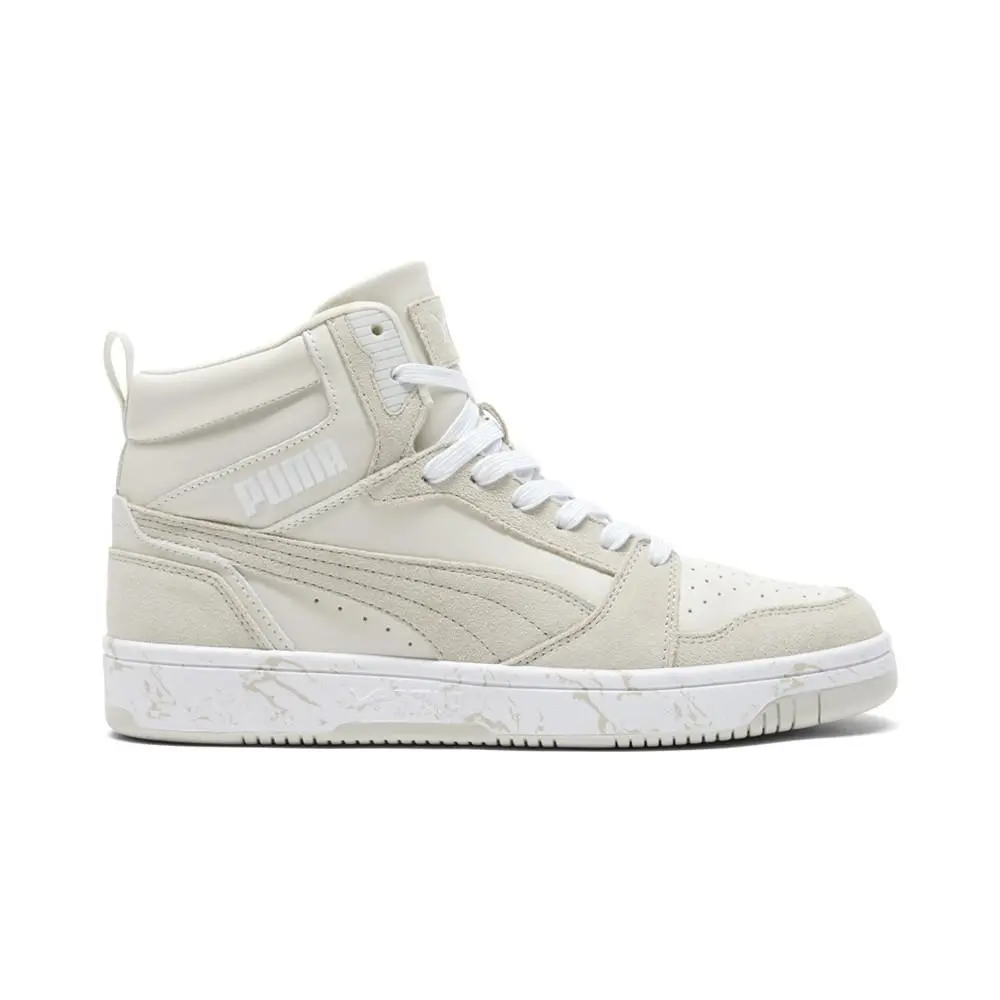 Puma shoes - PUMA Rebound V6 Marble High Top - 40359801 - Grey 5