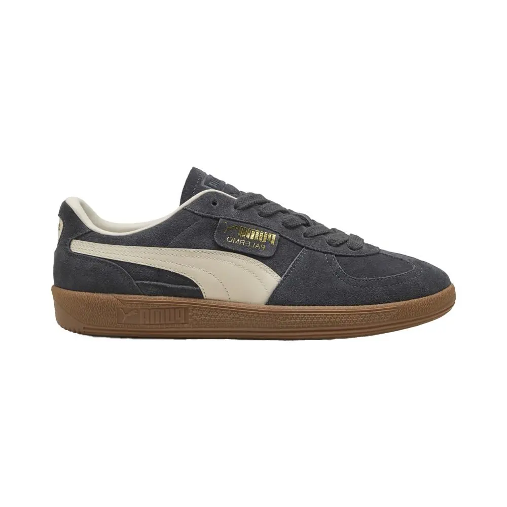Puma Palermo Lace Up Mens Grey Sneakers Casual Shoes 39646381