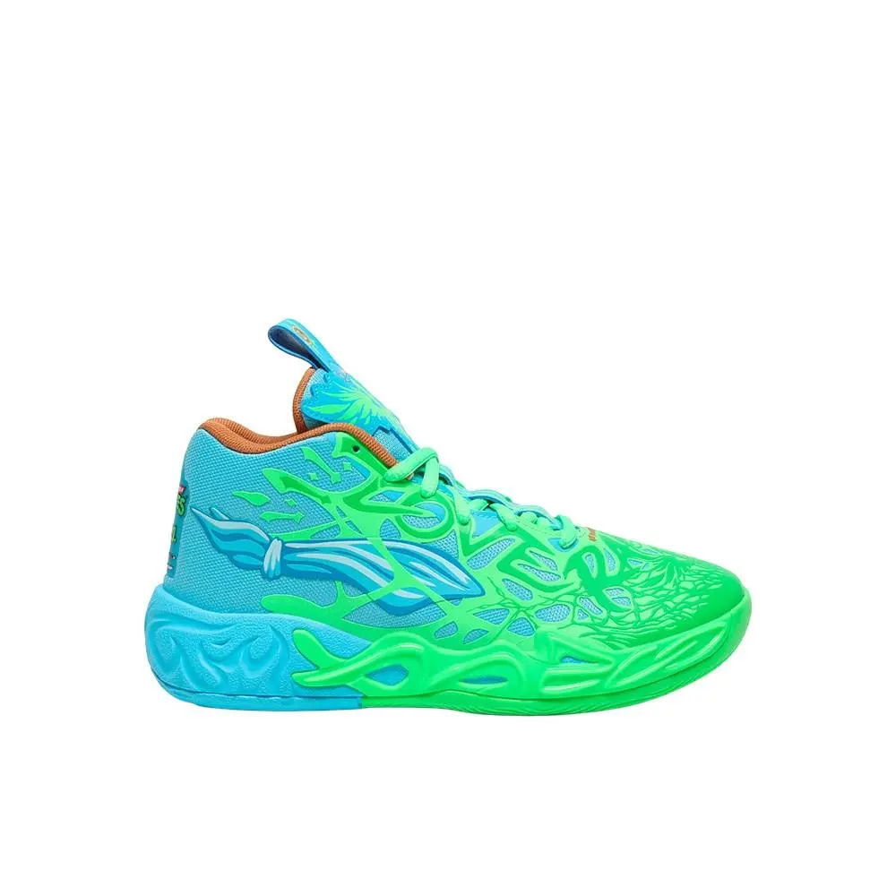 Puma shoes - PUMA  X Lamelo Ball X Tmnt Mb.04 Basketball  Youth - 31131301 - Green 5