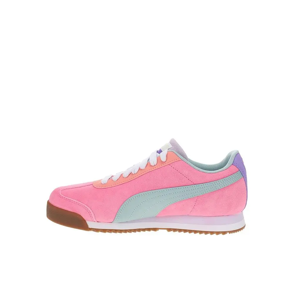 Puma shoes - PUMA Roma 24 Fem Color Blocking Lace Up  Youth - 40423501 - Pink 1