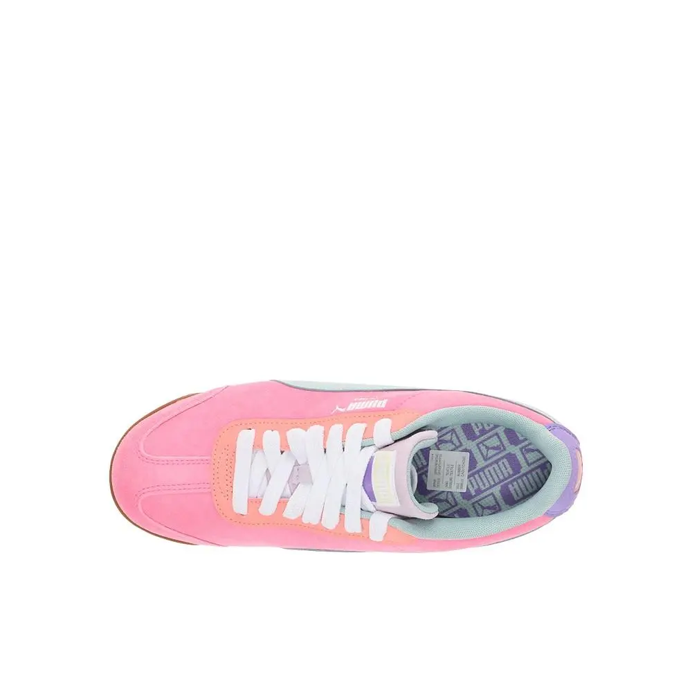 Puma shoes - PUMA Roma 24 Fem Color Blocking Lace Up  Youth - 40423501 - Pink 2