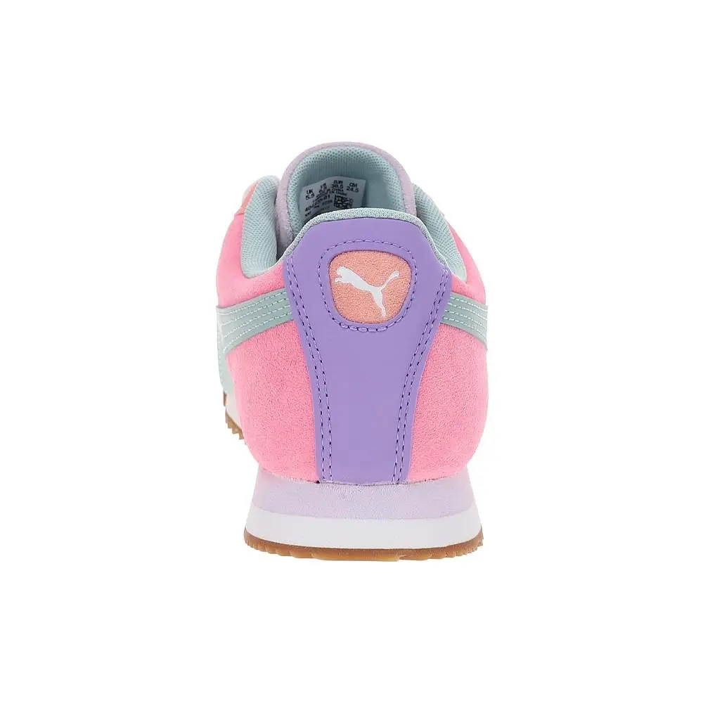 Puma shoes - PUMA Roma 24 Fem Color Blocking Lace Up  Youth - 40423501 - Pink 12