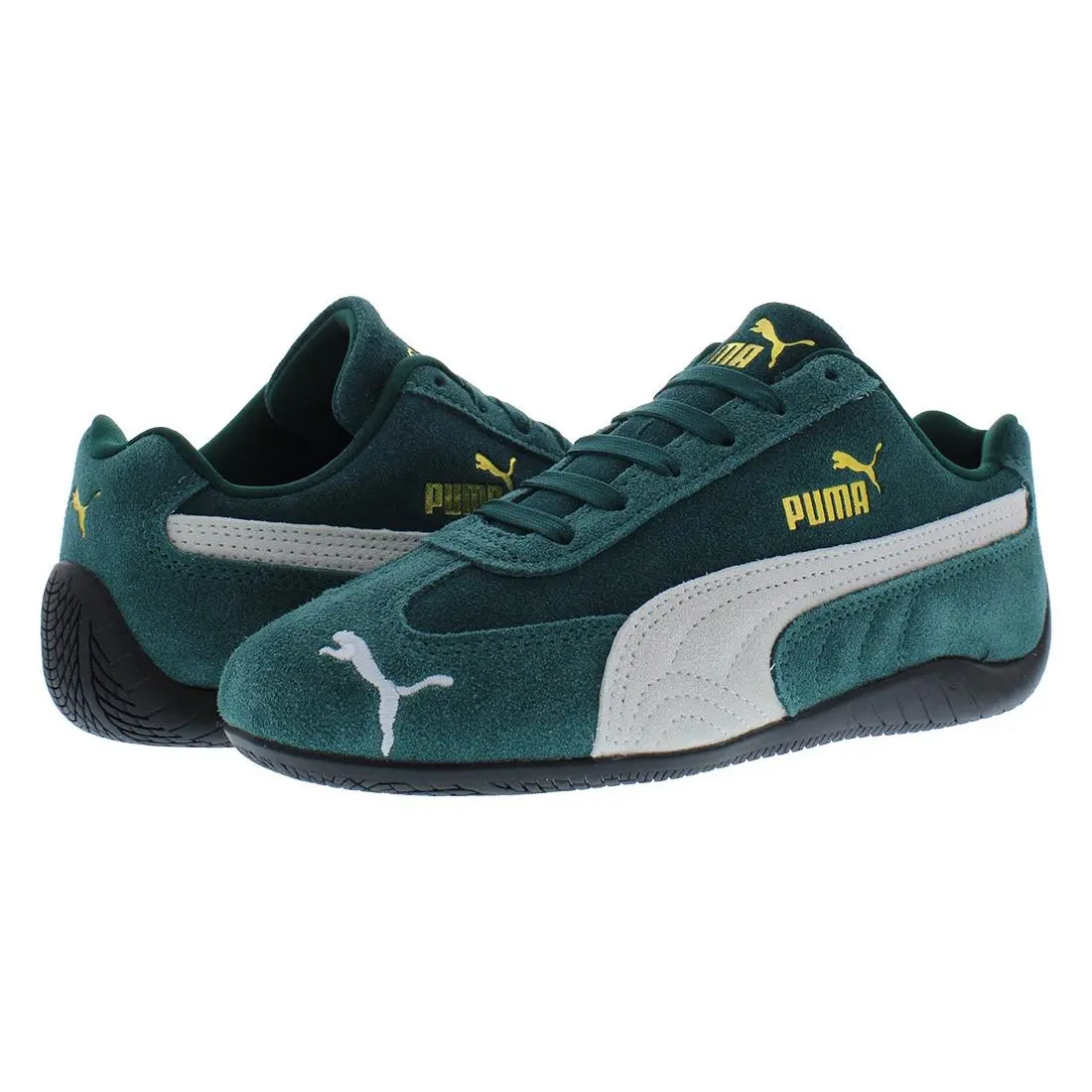 Puma shoes - Dark Myrtle/White, Main: Green 0