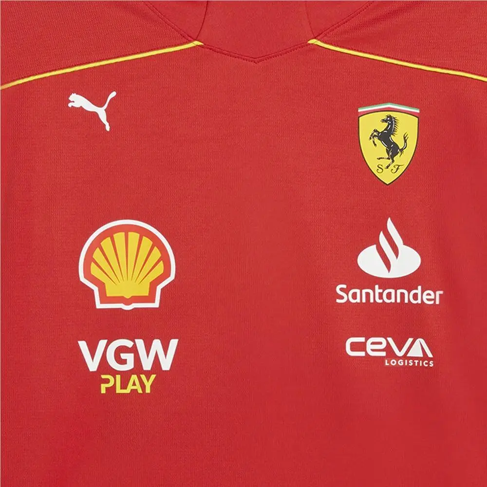 Puma clothing - PUMA Scuderia Ferrari Team Hockey Crew Neck Long Sleeve Replica J - 763607-01 - Red 8