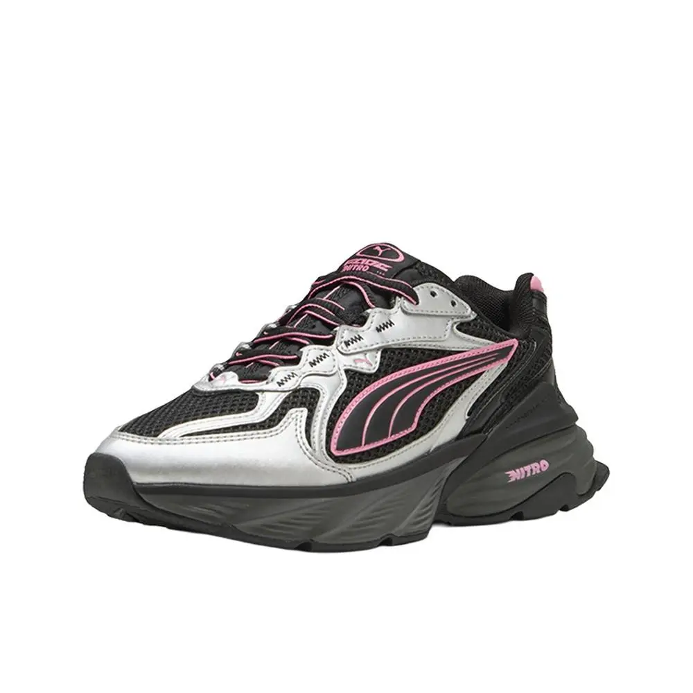 Puma shoes - PUMA Fade Lace Up - Fade Lace - 40741113 - Black, Silver 8