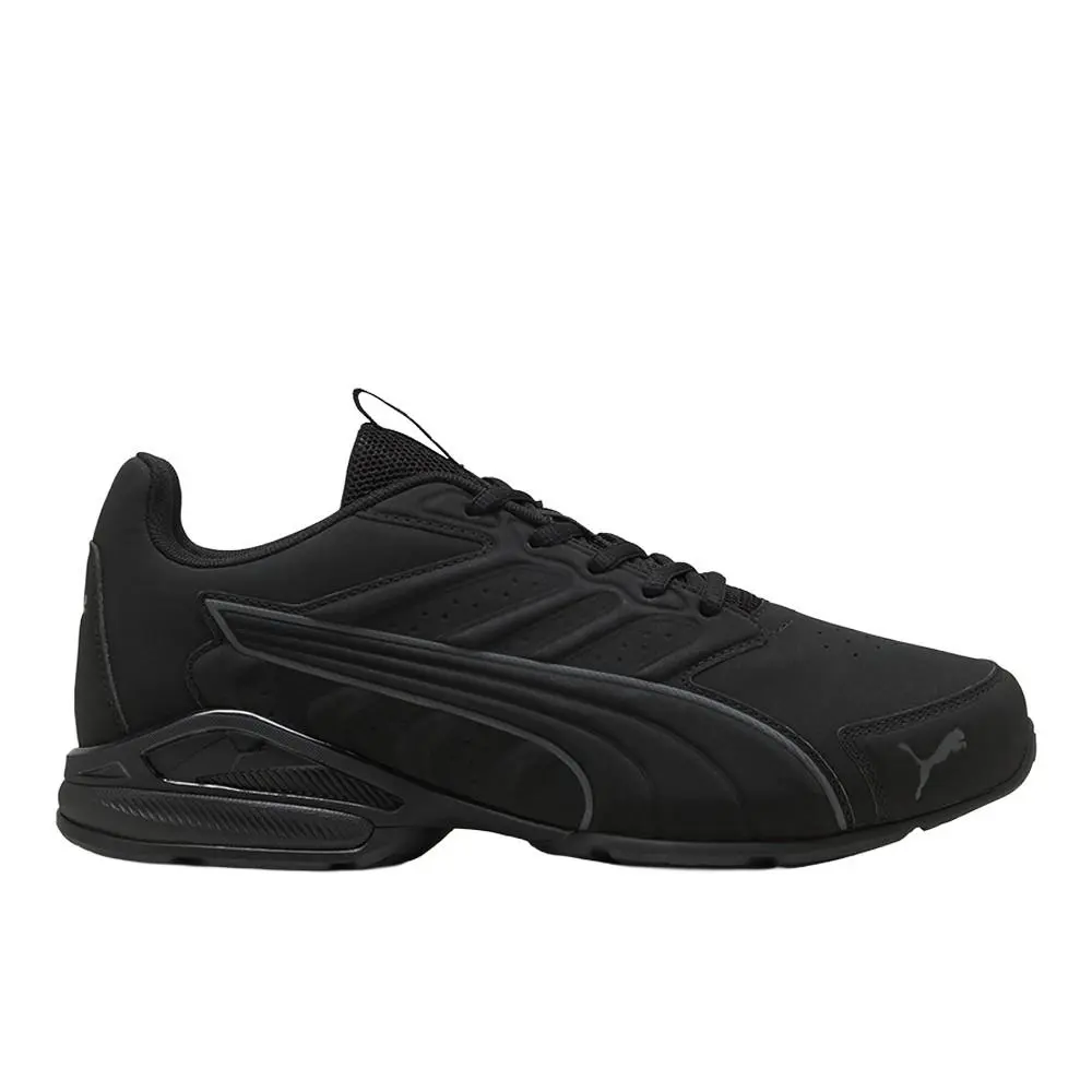 Puma Electro Synthetic Leather Lace Up Mens Black Sneakers Casual Shoes 3130920