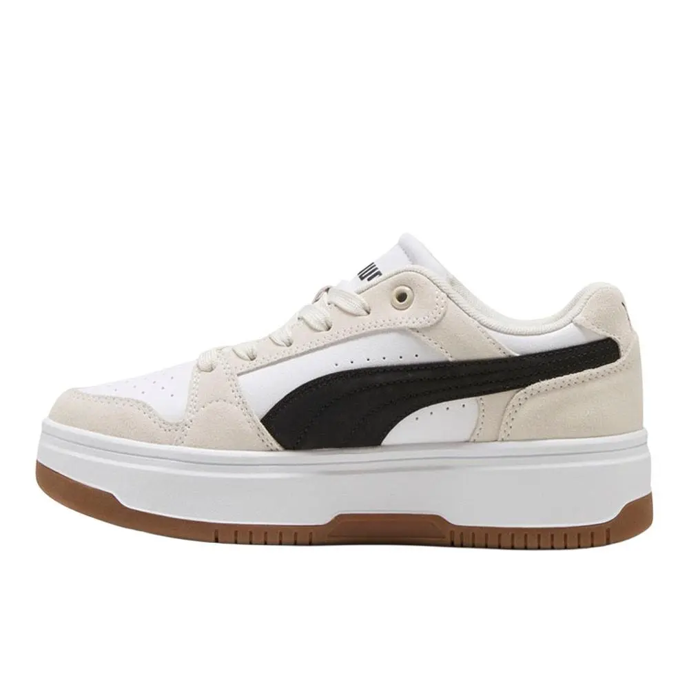 Puma shoes - PUMA Rebound Femme Low Lace Up - 40259301 - Beige, White 1