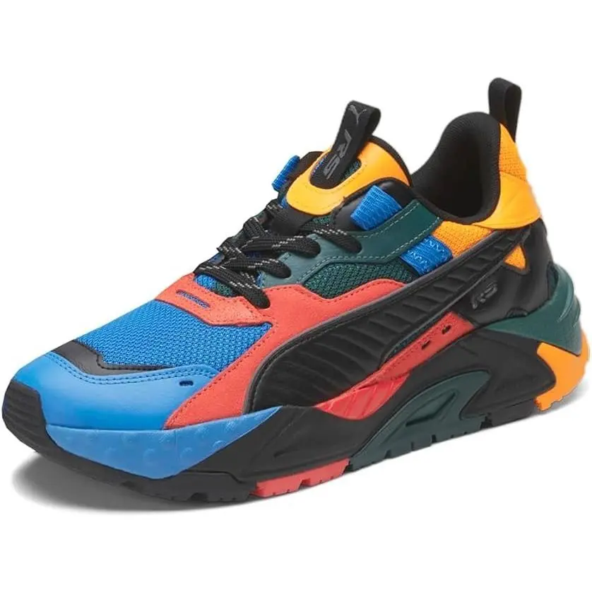 Puma Rs-trck Color Lace Up Sneakers Casual Shoes Black-multicolor