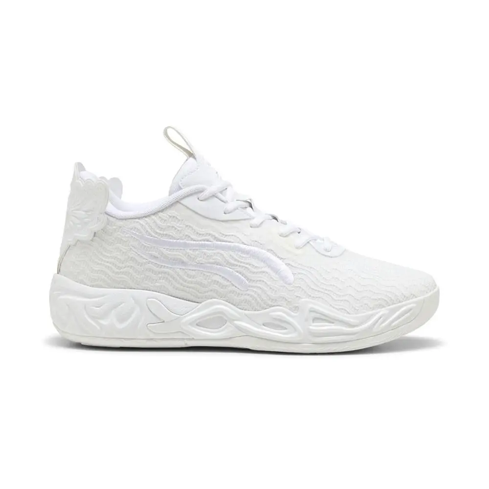 Puma X Lamelo Ball Mb.04 Lo Ice White Basketball Mens White Sneakers Casual Sh - White