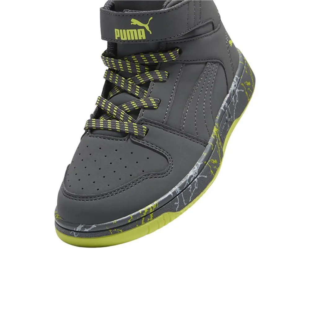 Puma shoes - PUMA Rebound Layup Nubuck Mountain Park High Top  Toddler - 39511502 - Grey 4