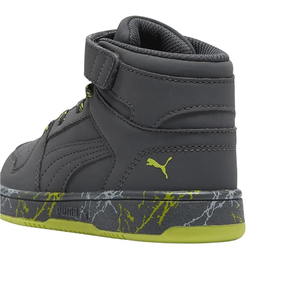 Puma shoes - PUMA Rebound Layup Nubuck Mountain Park High Top  Toddler - 39511502 - Grey 5