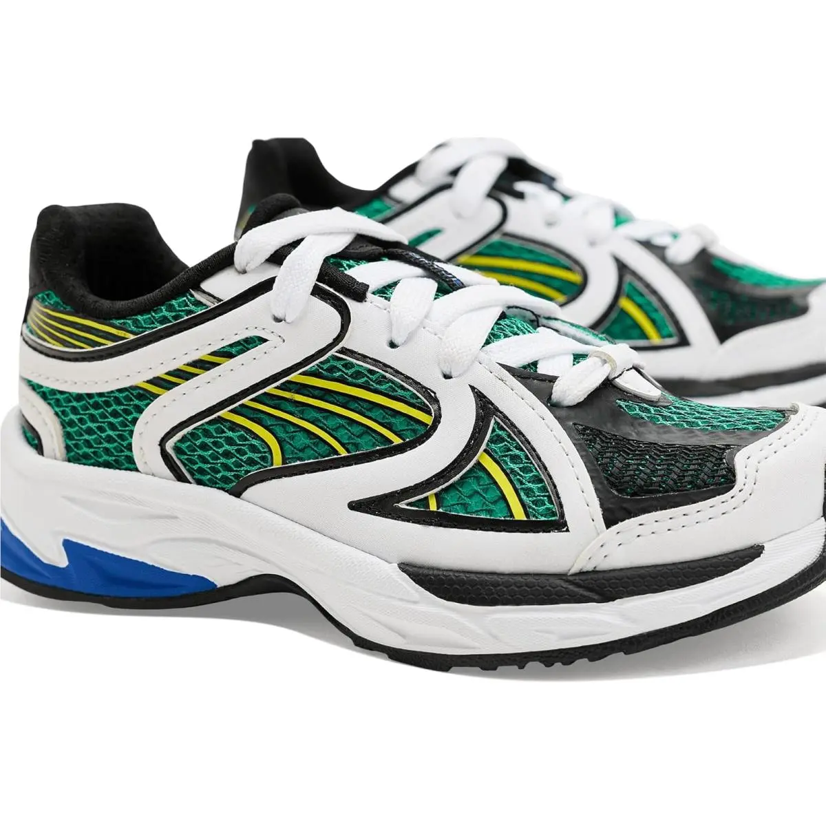 Puma shoes - Vibrant Green/White/Black/Lemon Crush 4