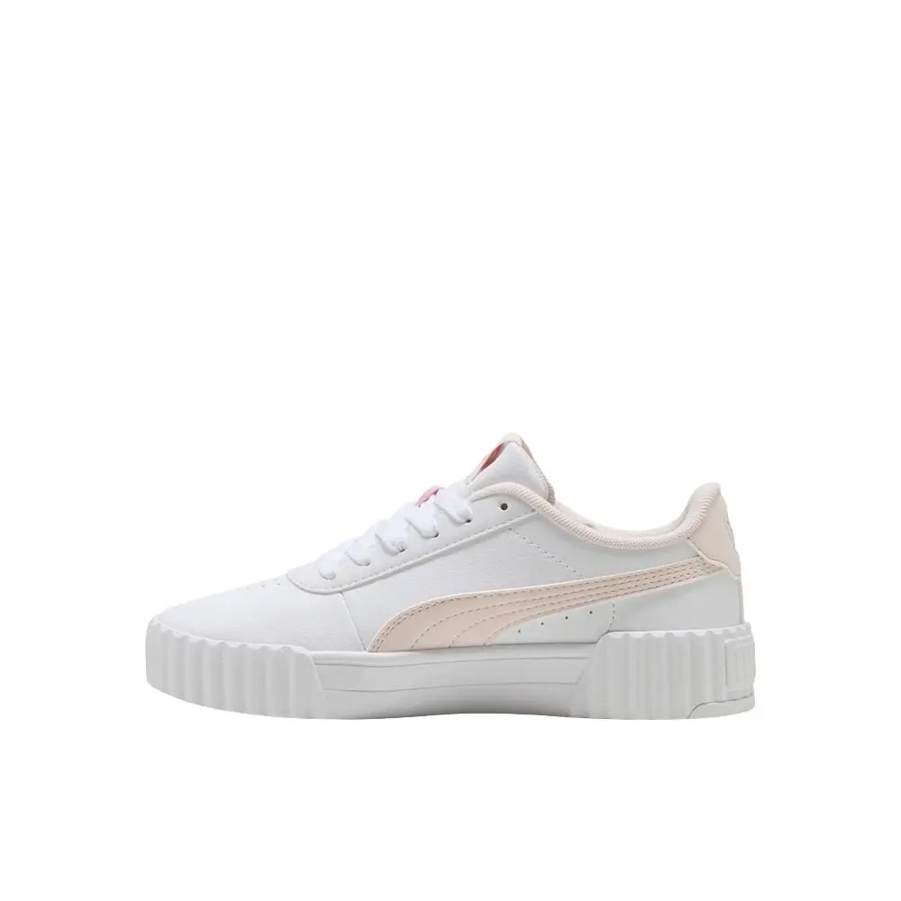 Puma shoes - PUMA Carina 3.0 Floral Lace Up  Youth - 40562401 - White 1