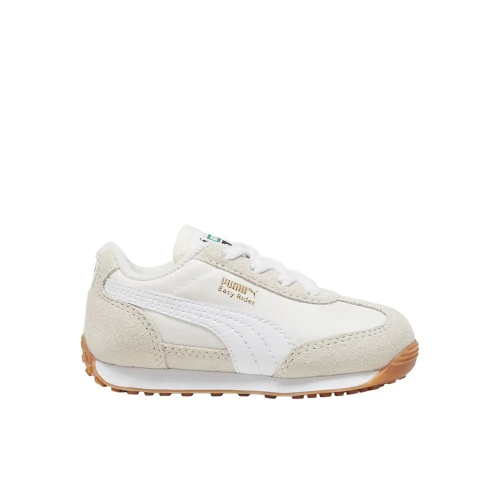 Puma Easy Rider Vintage Lace Up Toddler Boys Off White Sneakers Casual Shoes 39