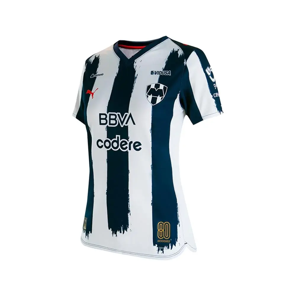 Puma clothing - PUMA Monterrey Crew Neck Short Sleeve Home Soccer Jersey Replica - 71359401 - Blue 5