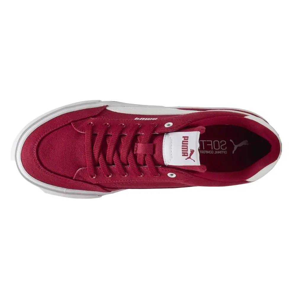 Puma shoes - PUMA Court Classic Vulcanized Formstrip Lace Up - 39635320 - Red 8