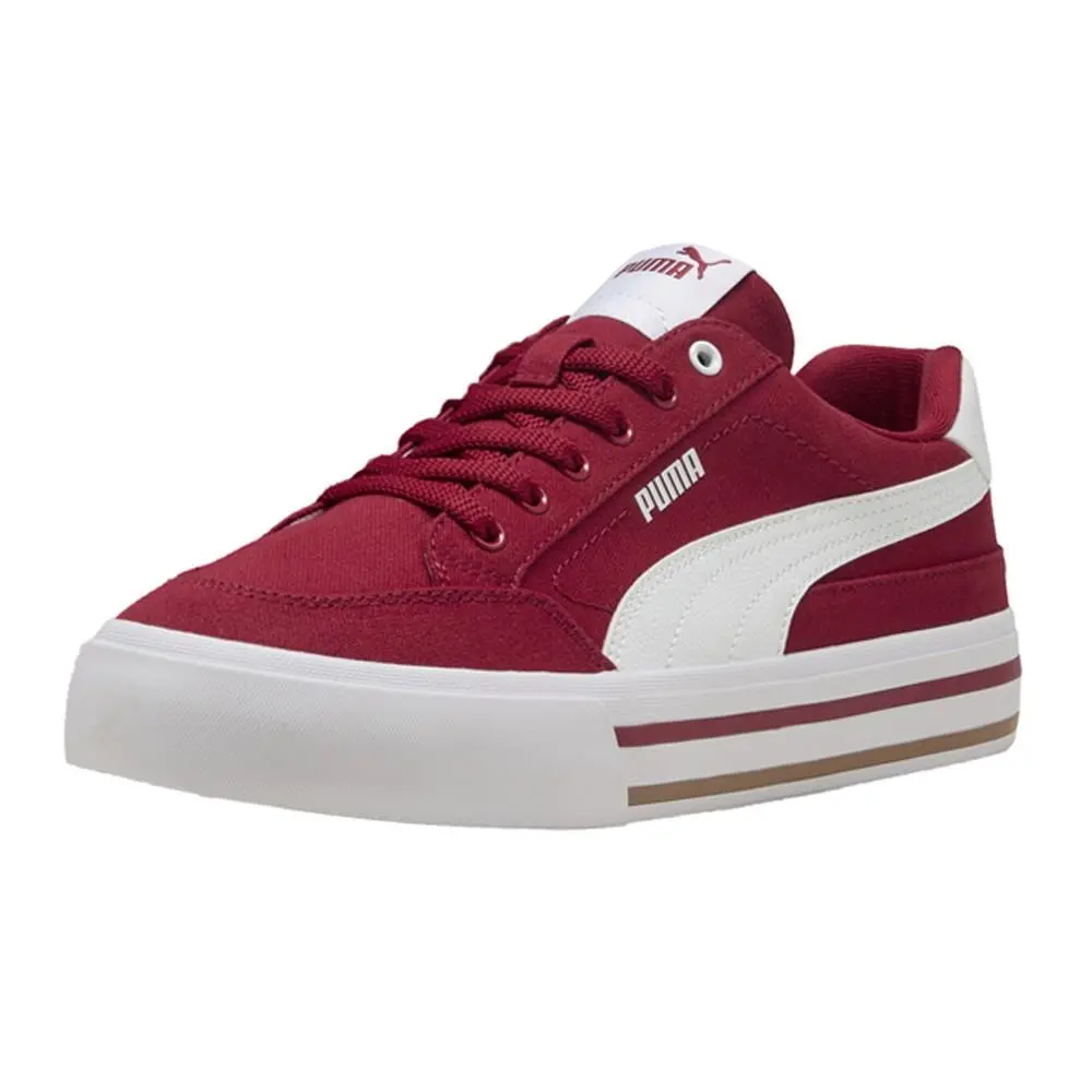Puma shoes - PUMA Court Classic Vulcanized Formstrip Lace Up - 39635320 - Red 6