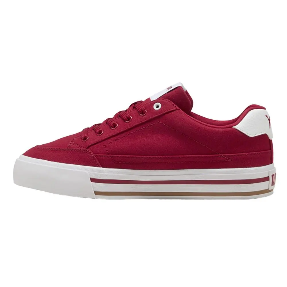 Puma shoes - PUMA Court Classic Vulcanized Formstrip Lace Up - 39635320 - Red 7