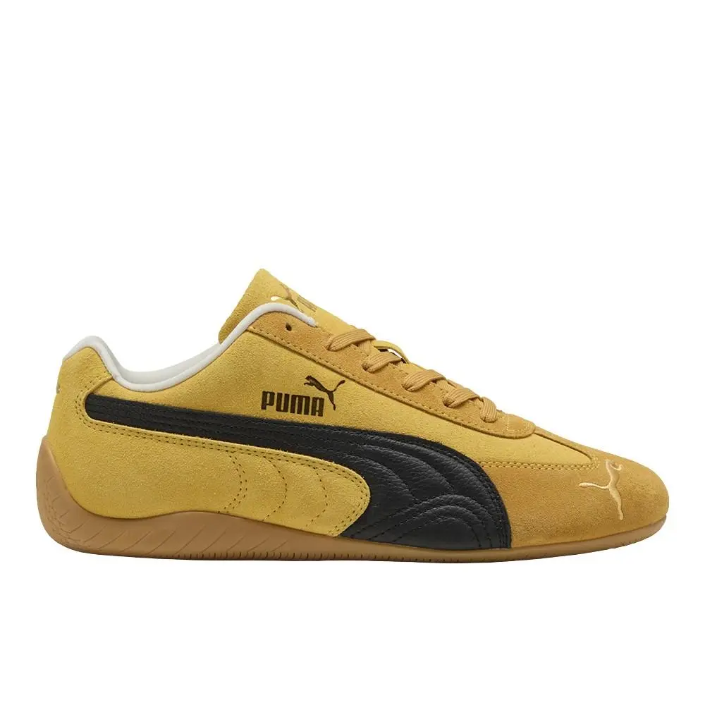 Puma Speedcat Lace Up Mens Yellow Sneakers Casual Shoes 40632955