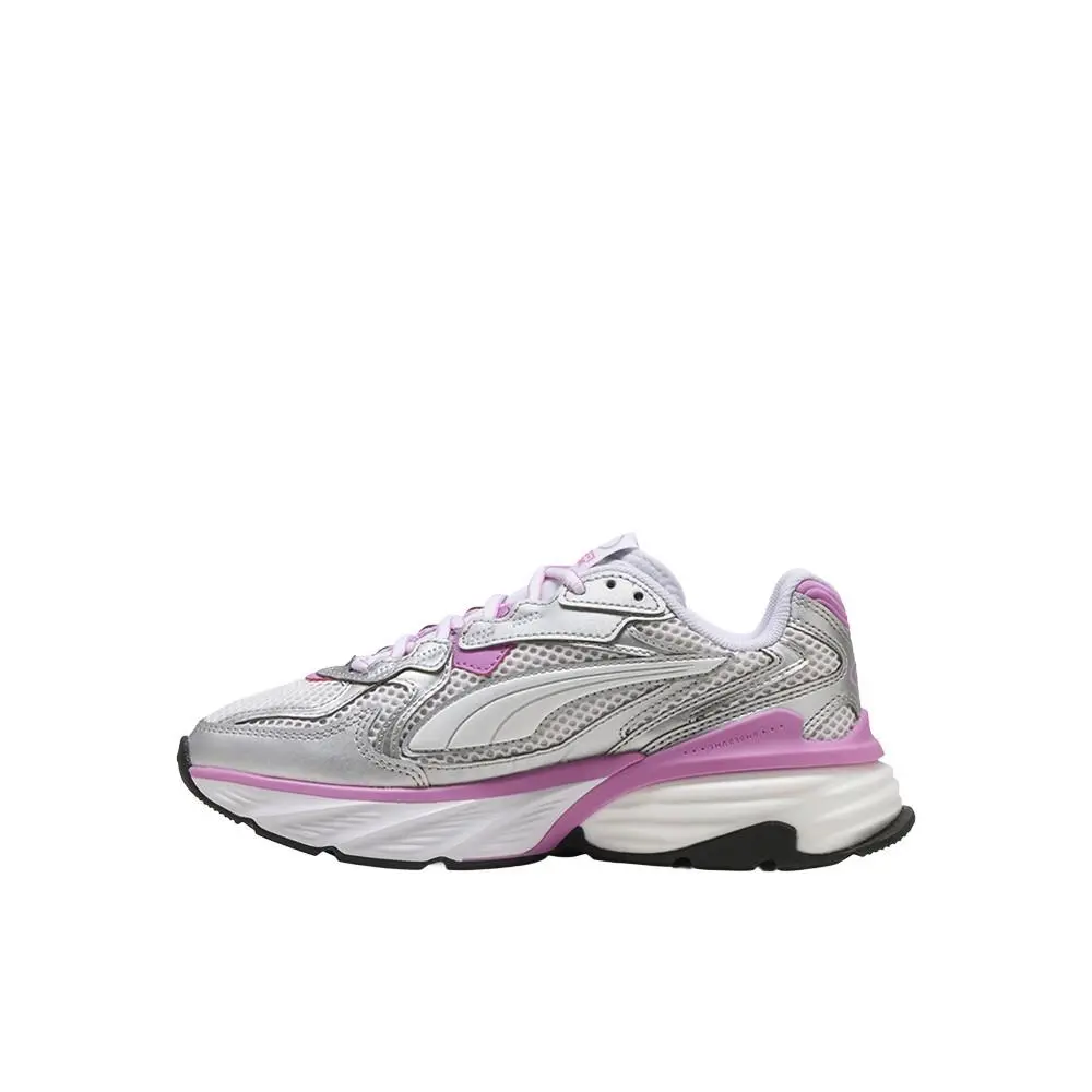 Puma shoes - PUMA Fade Lace Up  Youth - 40688705 - Pink, Silver 1