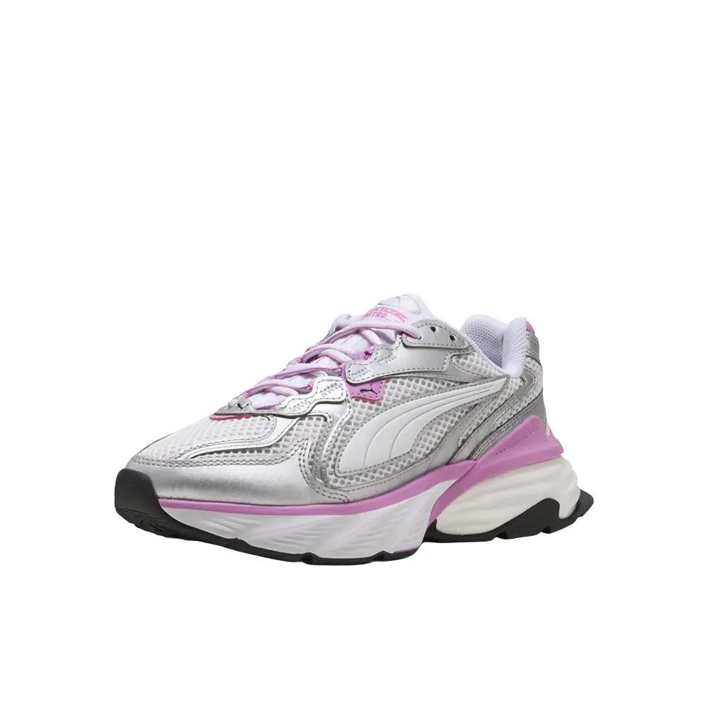 Puma shoes - PUMA Fade Lace Up  Youth - 40688705 - Pink, Silver 8