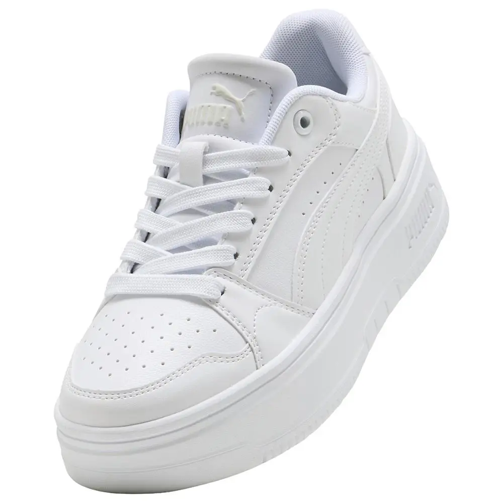 Puma shoes - PUMA Rebound Femme Lace Up  Youth - 40373701 - White 12
