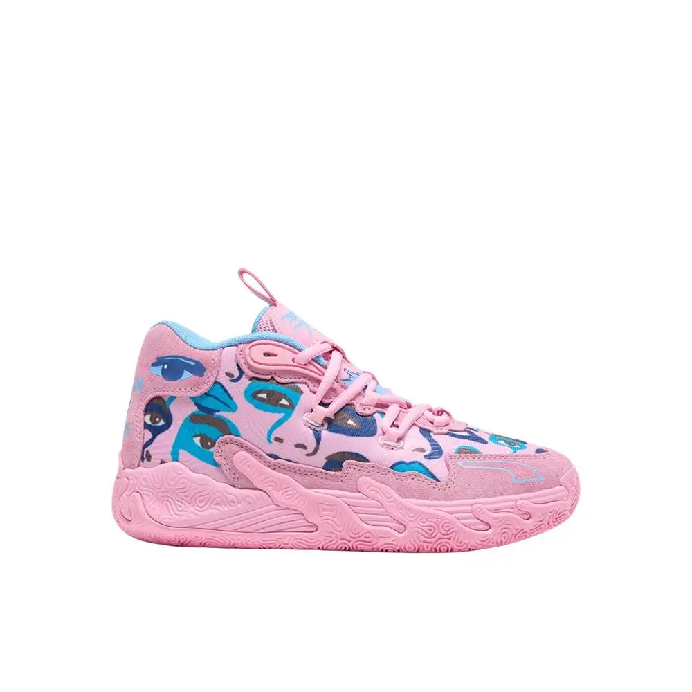 Puma Mb.03 Super Basketball Youth Girls Pink Sneakers Athletic Shoes 37932901
