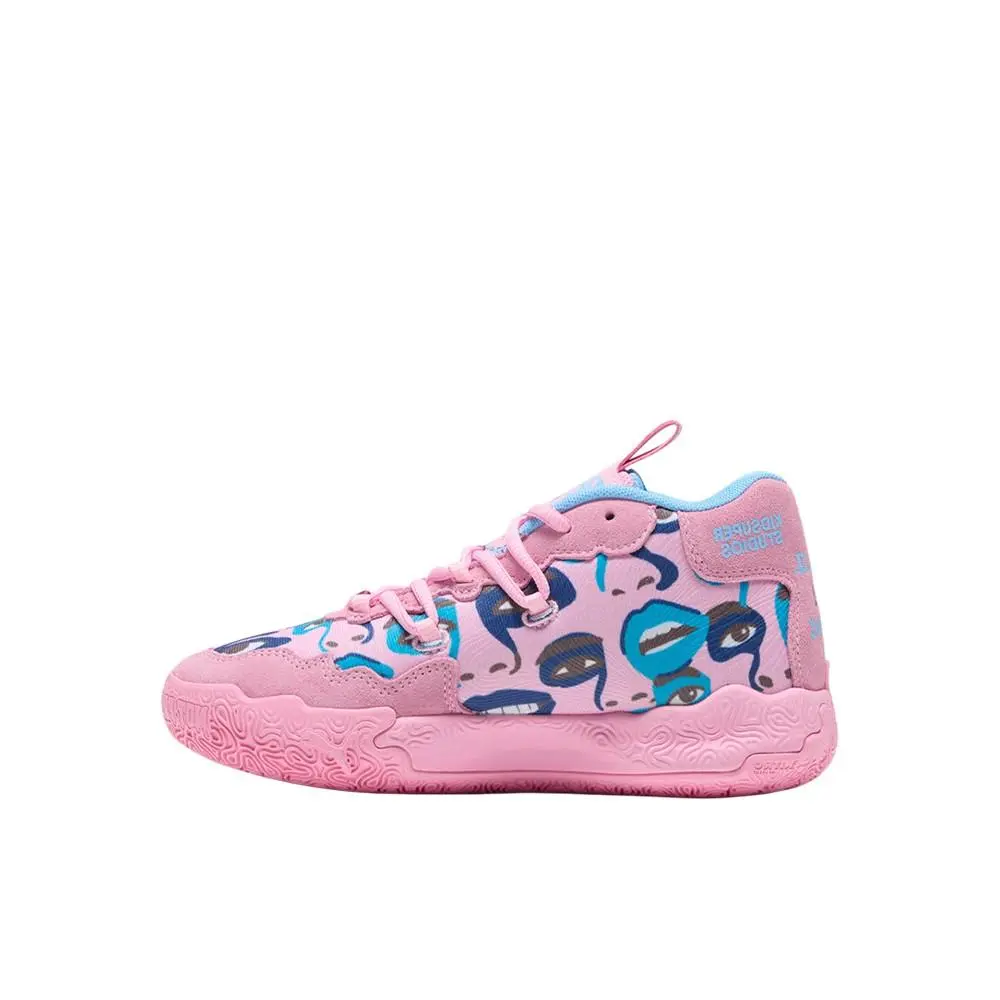 Puma shoes - PUMA Mb.03  Super Basketball  Youth - 37932901 - Pink 1