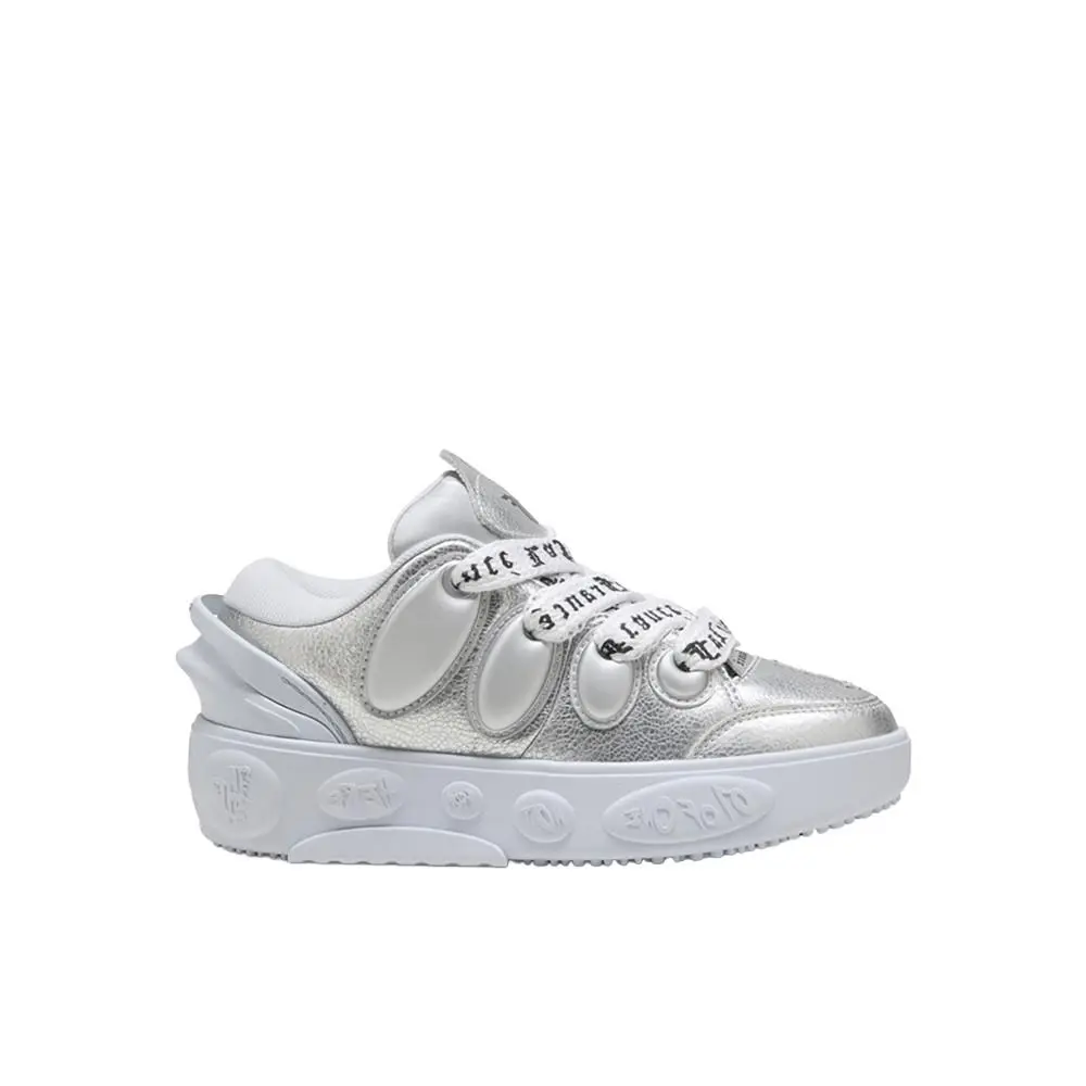 Puma shoes - PUMA La Francé Chrome Lace Up  Youth - 31133901 - Silver 5