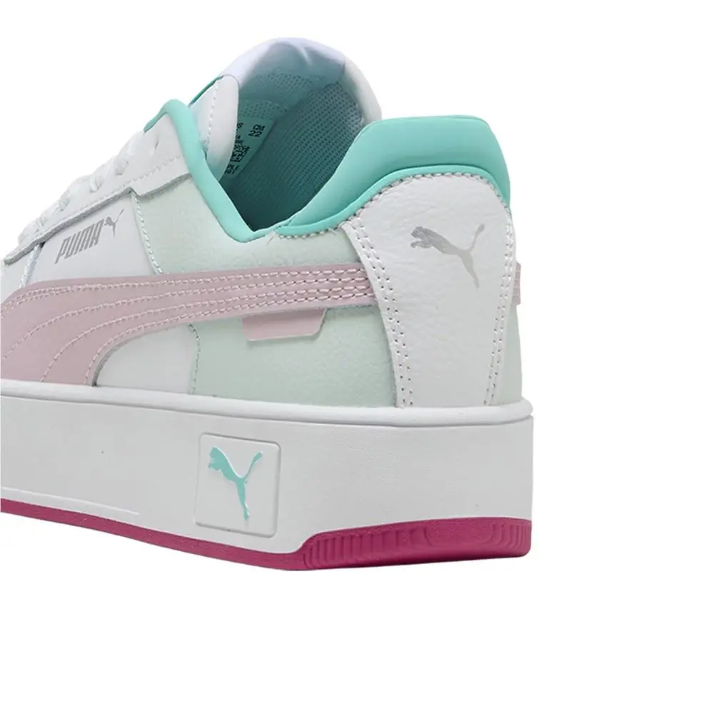 Puma shoes - PUMA Carina Street Lace Up  Youth - 39384616 - Pink, White 13
