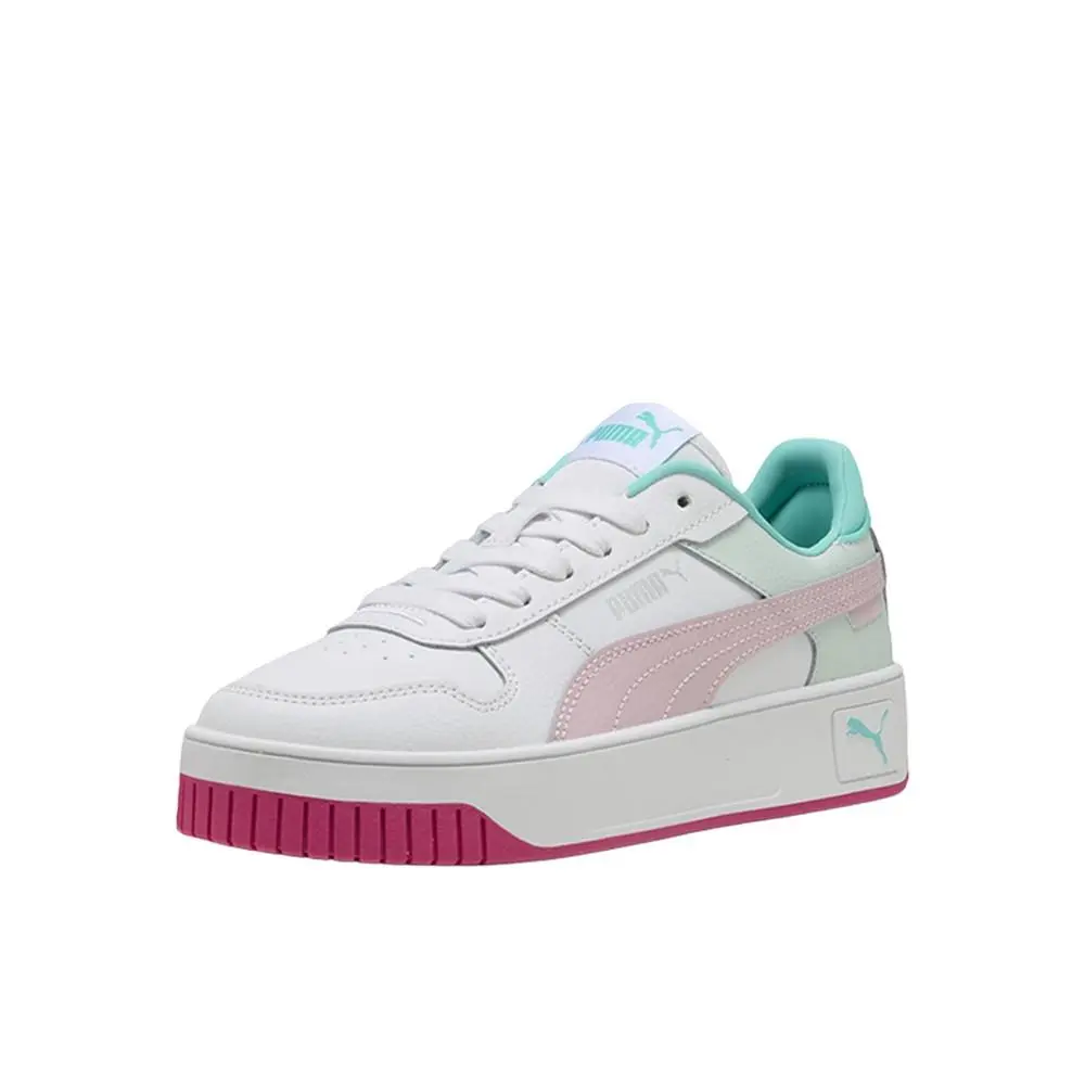 Puma shoes - PUMA Carina Street Lace Up  Youth - 39384616 - Pink, White 8