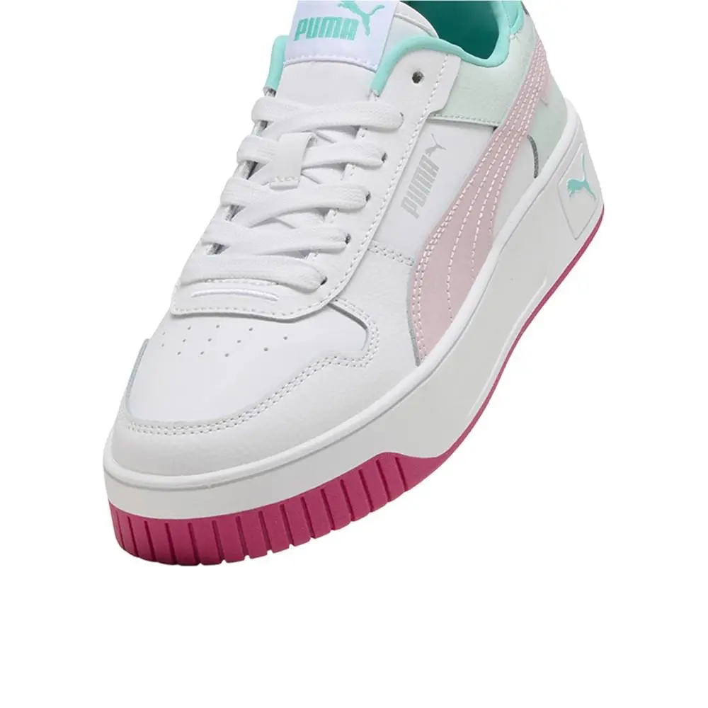 Puma shoes - PUMA Carina Street Lace Up  Youth - 39384616 - Pink, White 12