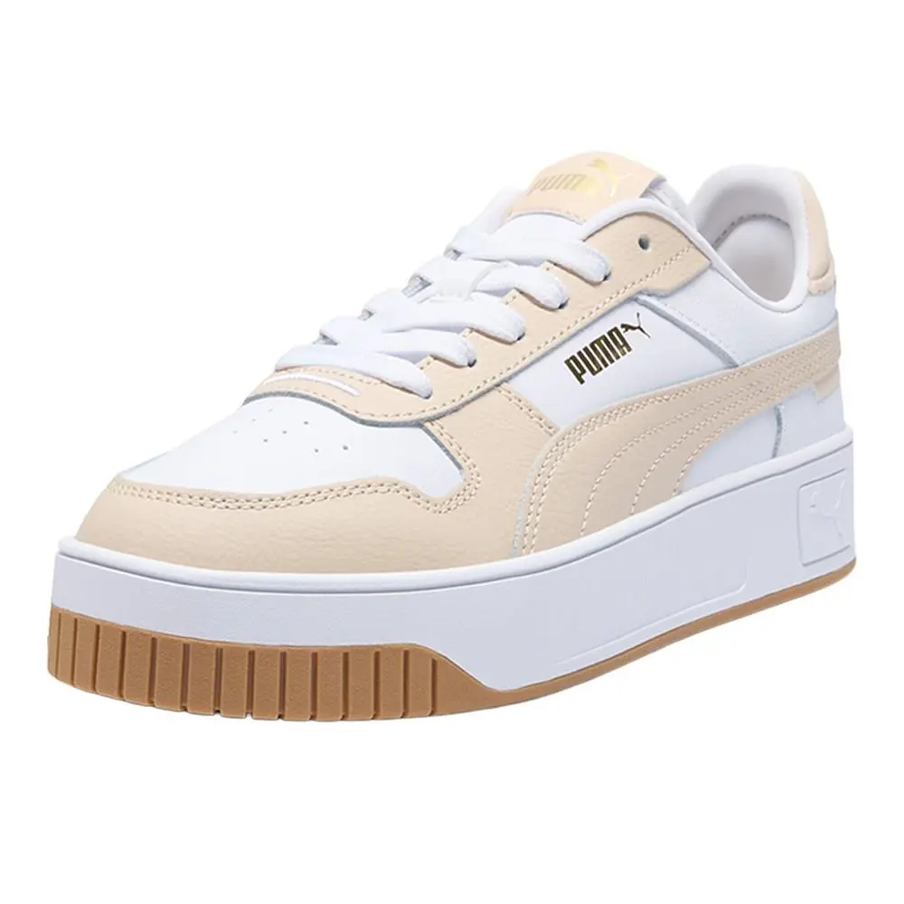 Puma shoes - PUMA Carina Street First Class Lace Up - 39761501 - Beige, White 8