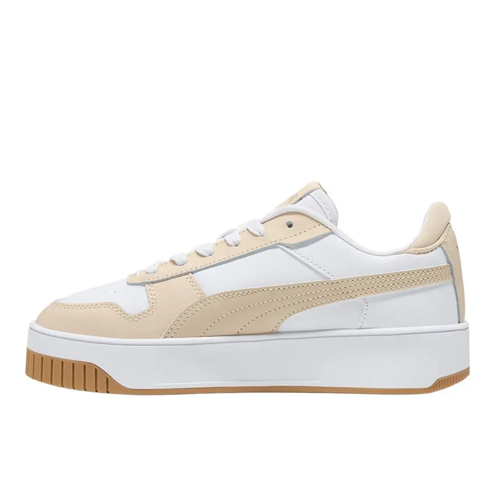 Puma shoes - PUMA Carina Street First Class Lace Up - 39761501 - Beige, White 9