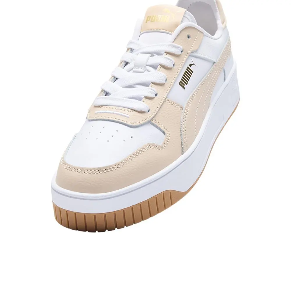 Puma shoes - PUMA Carina Street First Class Lace Up - 39761501 - Beige, White 12