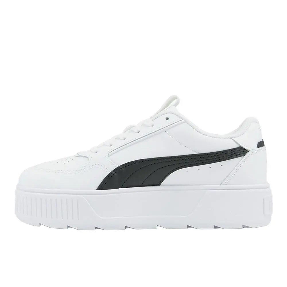 Puma shoes - PUMA Karmen Rebelle Cout Perforated Platform - 38721202 - White 9
