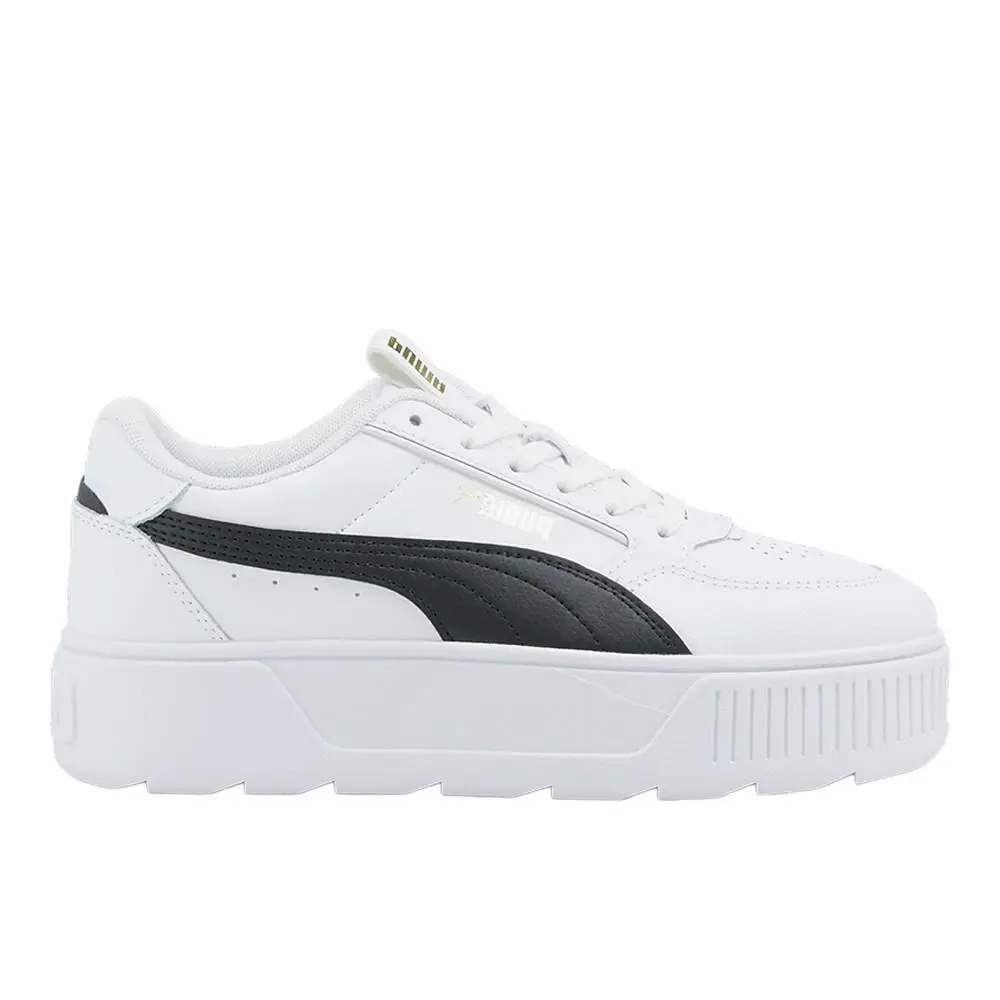 Puma shoes - PUMA Karmen Rebelle Cout Perforated Platform - 38721202 - White 7
