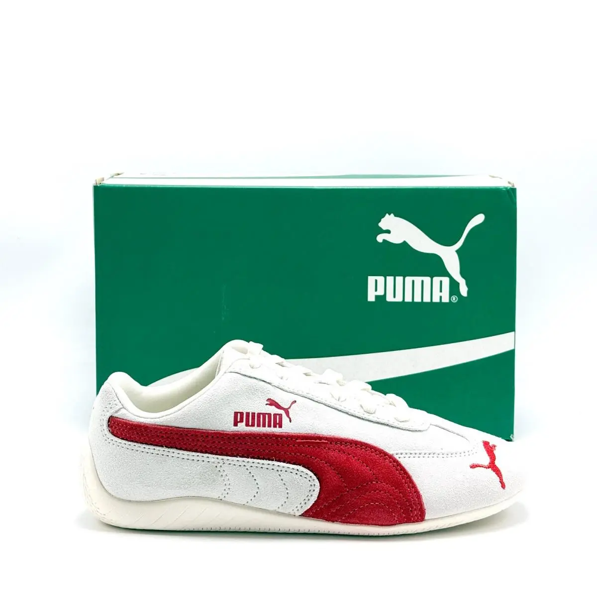 Women Puma Speedcat OG Puma Vapor Grey / For All Time Red 400986 49