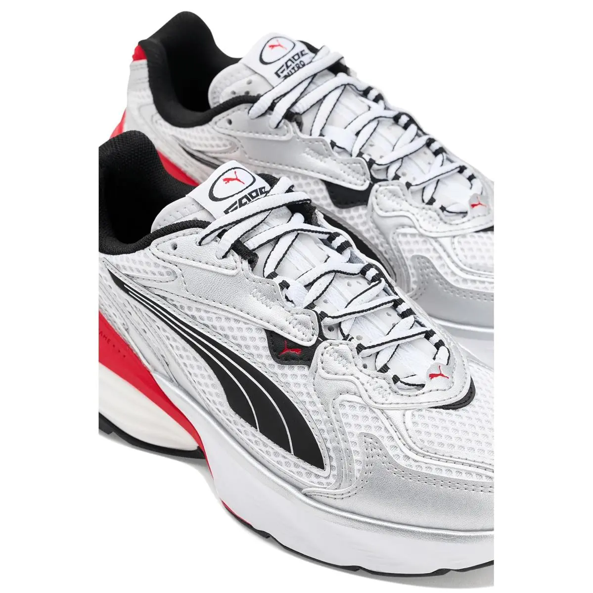 Puma shoes - PUMA White/For All Time Red 11
