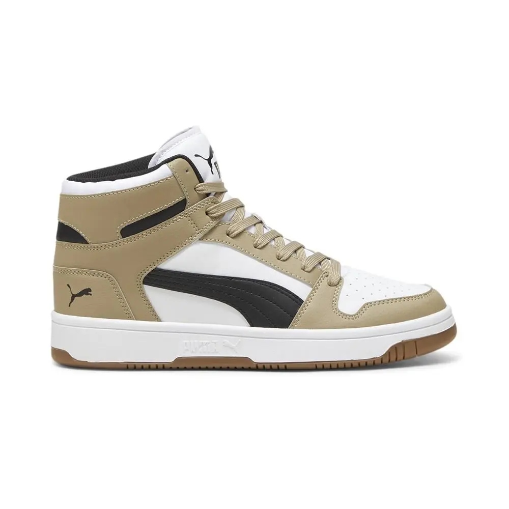 Puma Rebound Layup Lace Up Mens Beige Sneakers Casual Shoes 36957350