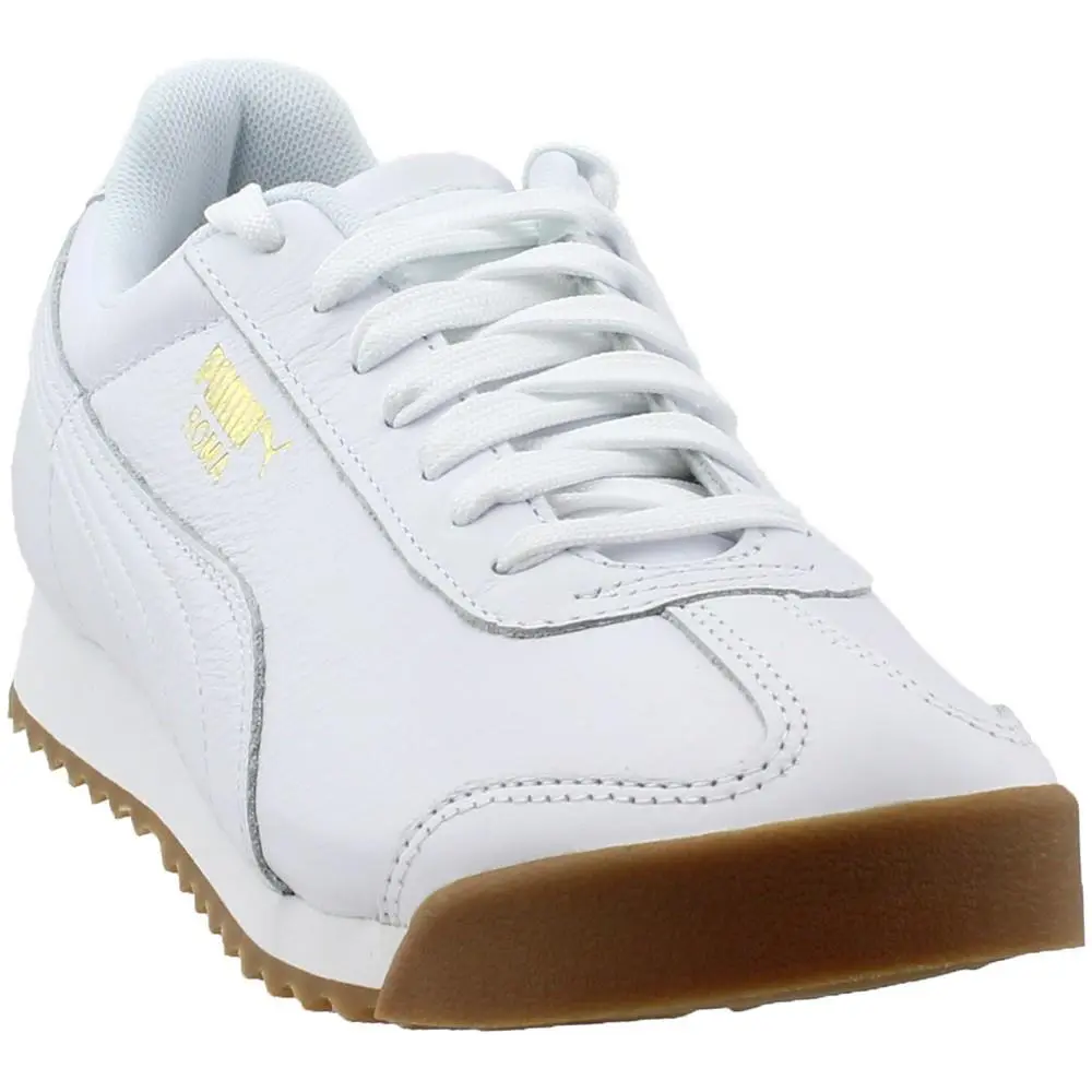 Puma shoes - PUMA Roma Classic Gum Lace Up - 366408-01 - White 0