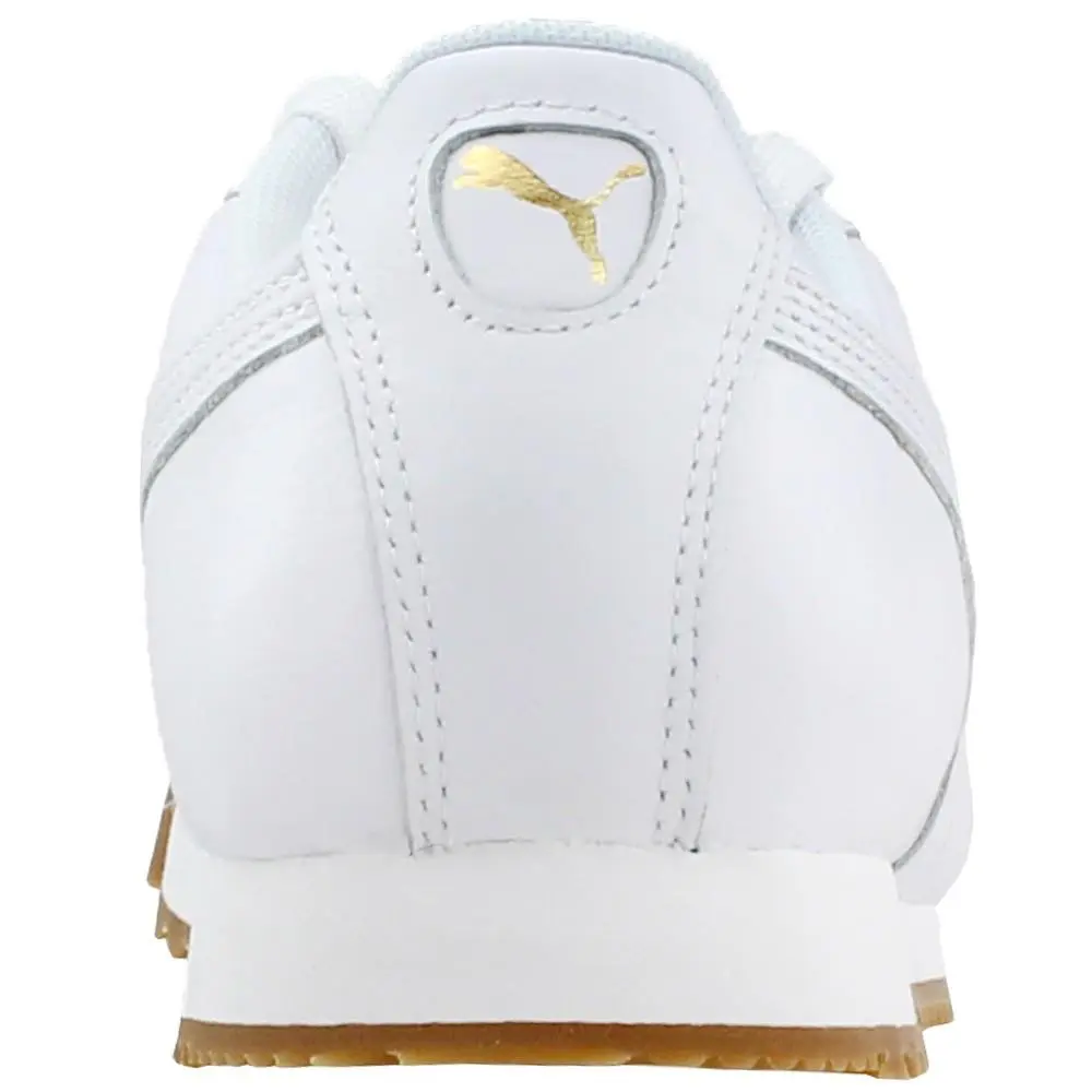 Puma shoes - PUMA Roma Classic Gum Lace Up - 366408-01 - White 9