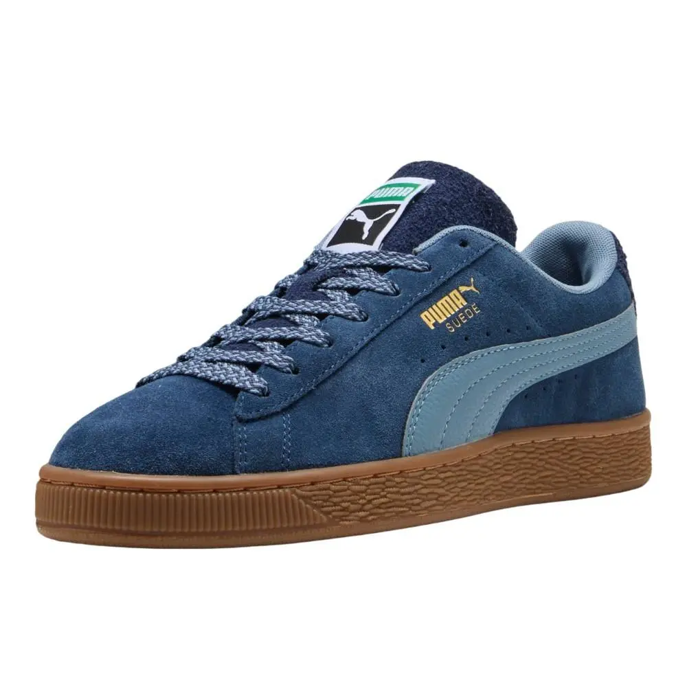 Puma shoes - PUMA Suede Fuzzy Lace Up - 40322701 - Blue 0