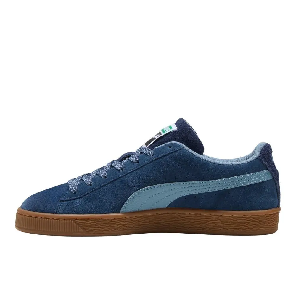 Puma shoes - PUMA Suede Fuzzy Lace Up - 40322701 - Blue 1
