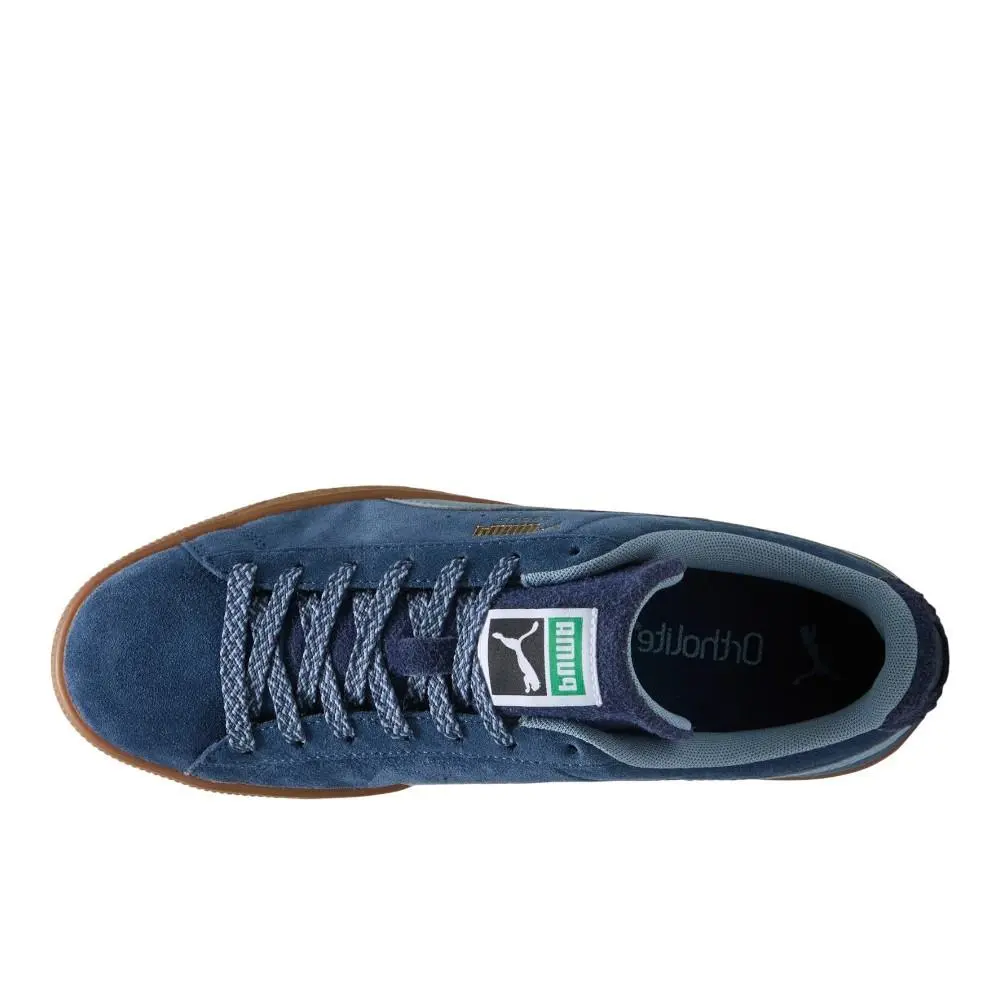 Puma shoes - PUMA Suede Fuzzy Lace Up - 40322701 - Blue 2