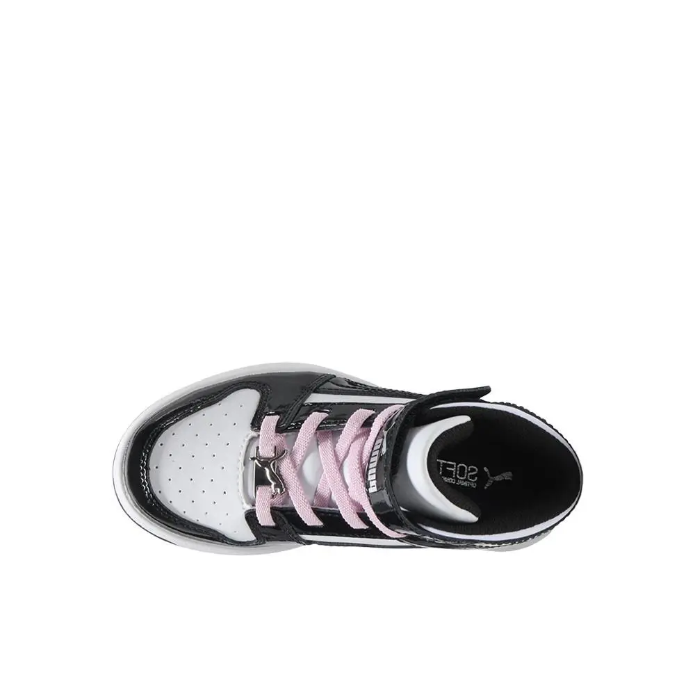 Puma shoes - PUMA Rebound Layup Shine V Slip On  Toddler - 40187301 - Black, White 10
